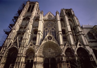 View of the West Facade by French School