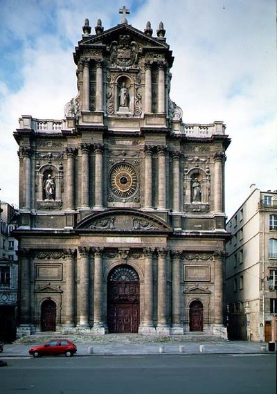 View of the West facade by French School