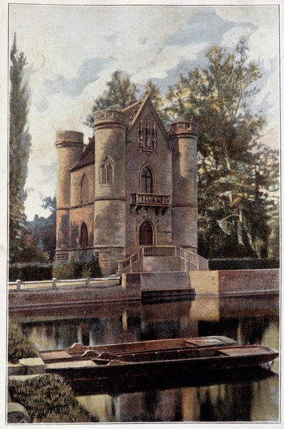 View of the Castle of the Lady Blanche in Orry la Ville in the Oise by French School