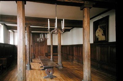 View of the chapter house of the Hopital de la Maternite by French School