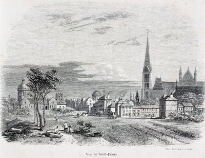 View of the City of Saint Denis, Early 19th Century by French School
