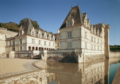 View of the entrance and the court of honour by French School