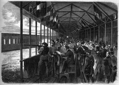 View of the main gallery of the National Fire Centre of Vincennes by French School
