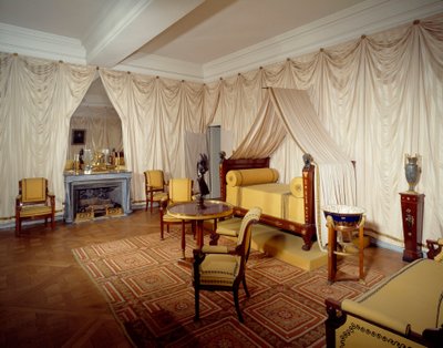 View of the Room of Emperor Napoleon I at the Chateau de Malmaison by French School