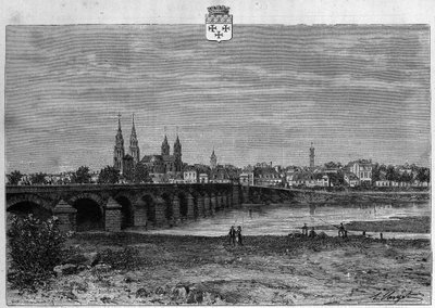 View of the Town of Moulins by French School