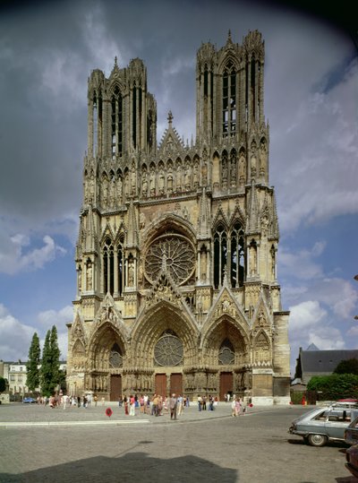 View of the West Facade by French School