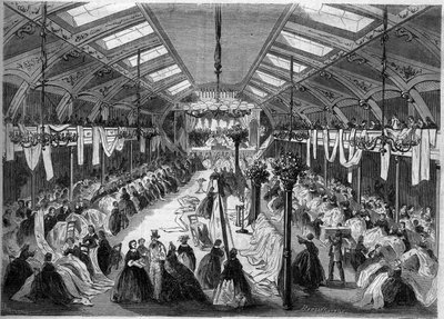 View of the workshops making the balloon 