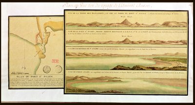 Views of the Port of San Julian, Patagonia by French School