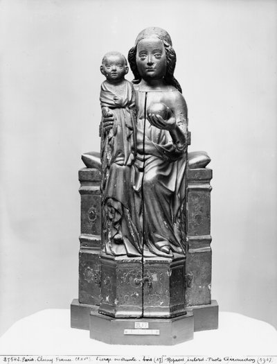 Virgin (which opens) by French School