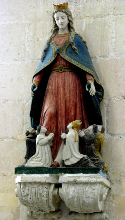 Virgin Protecting the Clergy by French School