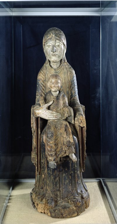 Virgin and Child in Majesty, from Forez by French School