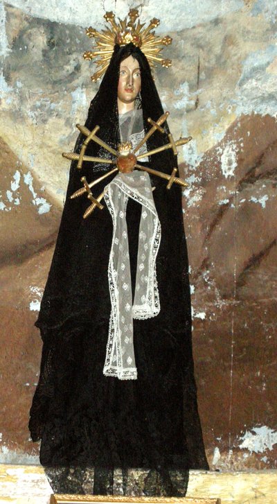 Virgin in Mourning by French School