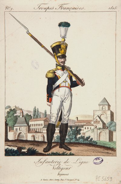 Voltigeur of the Line Infantry, French Troops no. 9 by French School