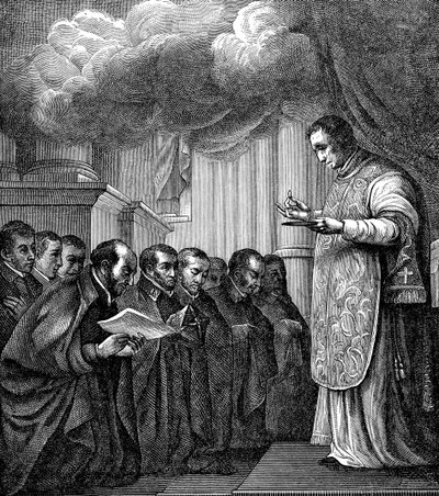 Vow of the first Companions of St Ignatius by French School