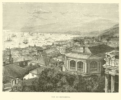 View of Hong Kong by French School