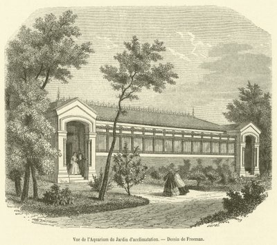 View of the Aquarium at the Jardin d