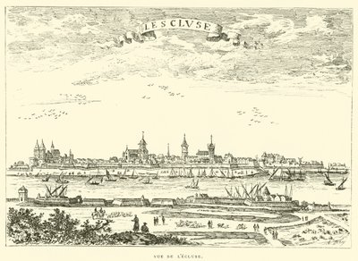 View of the Lock (engraving) by French School