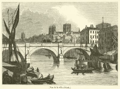 View of the City of York by French School