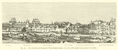 View of the Louvre and the quai de l