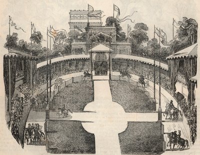 Interior view of the Hippodrome de l