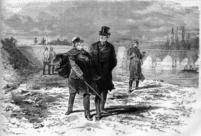 War of 1870: Interview between Adolphe Thiers and Jules Favre on the breakdown of armistice negotiations with Germany by French School