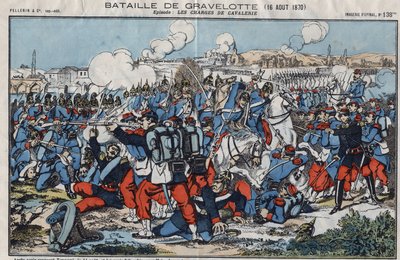 War of 1870 between France and Prussia. Battle of the Gravelotte (or Battle of Saint Privat or Saint Privat), August 1870 by French School