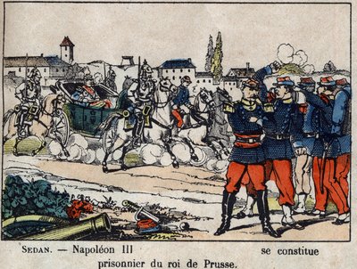 War of 1870 between France and Prussia: The Battle of Sedan, Emperor Napoleon III (Louis Napoleon Bonaparte) by French School