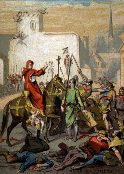War of the Albigeese - Capture of Beziers Kill Everything, God Will Recognize His by French School