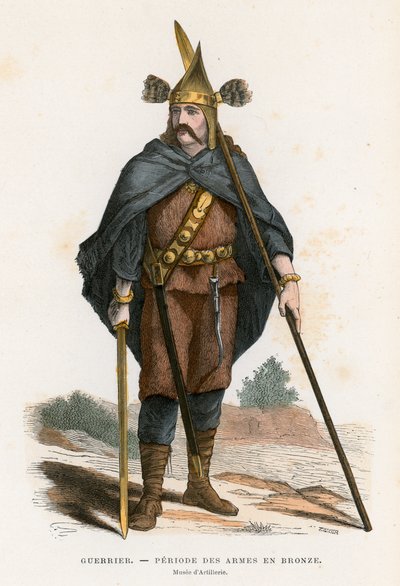 Warrior of the Bronze Age by French School