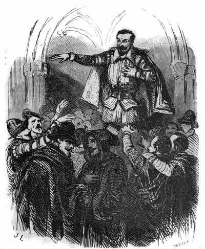 Wars of Religion: the conspiracy of Amboise in 1560 (Huguenot conspiracy inspired by the Prince of Conde and led by La Renaudie, which sought to remove the young Francois II from the influence of the Guise). by French School