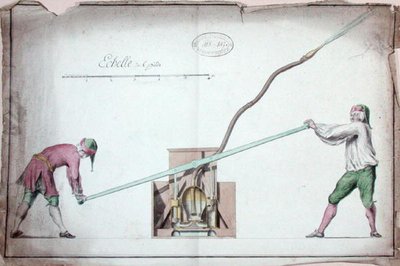 Water Pump for extinguishing fires, mid 18th century by French School