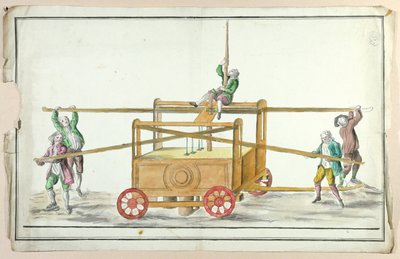 Water Pump for Extinguishing Fires, Mid 18th Century by French School