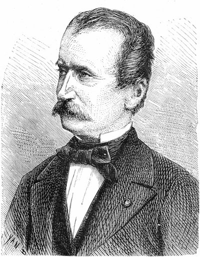 Wilhelm von Engerth, Austrian Engineer (engraving) by French School