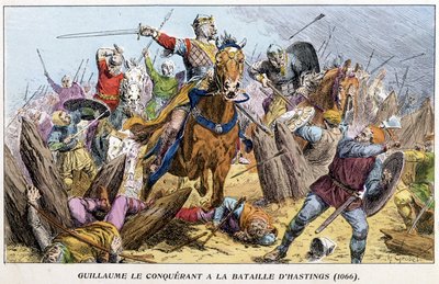 William the Conqueror at the Battle of Hastings by French School