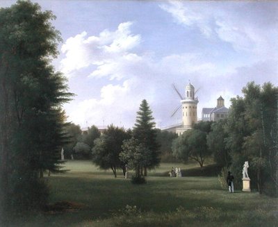 Windmill at the Folie-Beaujon in Paris, c.1830 by French School