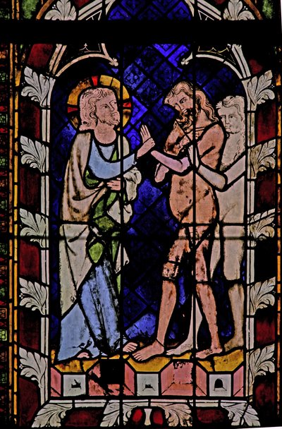 Window N-chapA depicting Christ at the Harrowing of Hell by French School