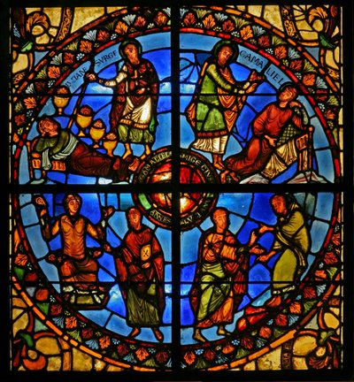 Window Treasury-D depicting the story of St Stephen
