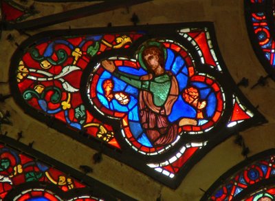 Window depicting an Apostle? by French School