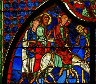 Window depicting Christ