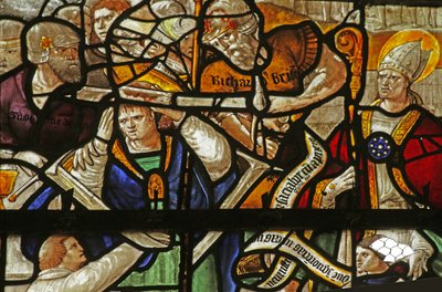 Window depicting Saint Thomas Becket: murder by French School
