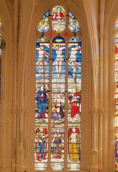 Window Depicting Scenes from the Life of St. Louis by French School