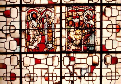Window Depicting the Annunciation to the Virgin and the Adoration of the Magi by French School