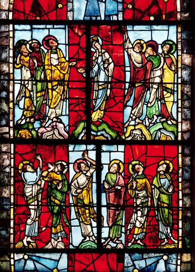 Window depicting the Ascension, c.1145 by French School