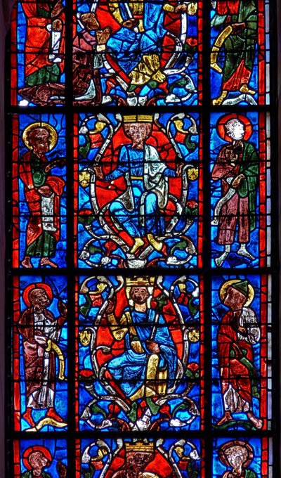 Window Depicting the Tree of Jesse by French School