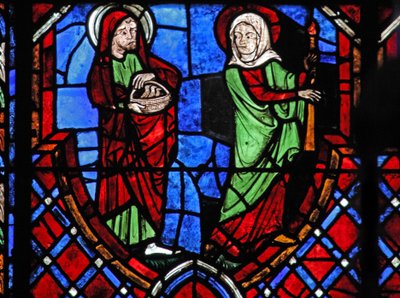 Window depicting the Presentation in the Temple by French School