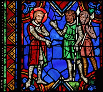 Window depicting St Julian of Brioude in Diocletian