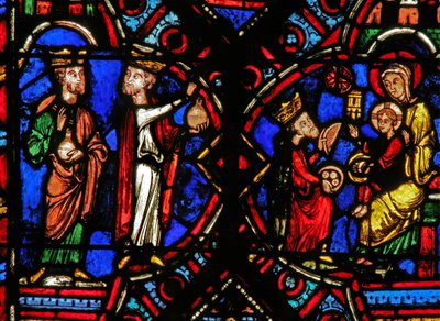 Adoration of the Magi (Window W0) by French School