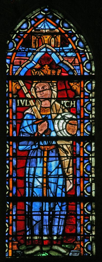 Window w103 depicting Judith by French School