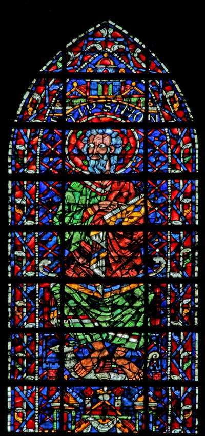 Window w106 depicting St Simon by French School