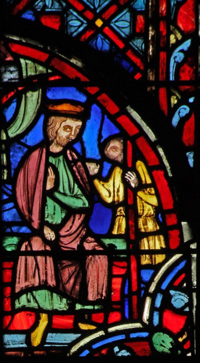 Tobias Being Denounced to Sennacherib by French School